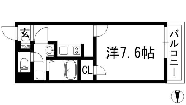 レオネクスト石橋の物件間取画像